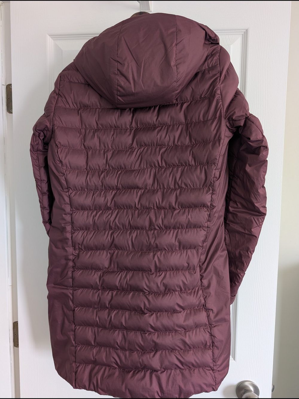 Salomon Long Quilted Puffer Coat - Mauve - Picture 2 of 9